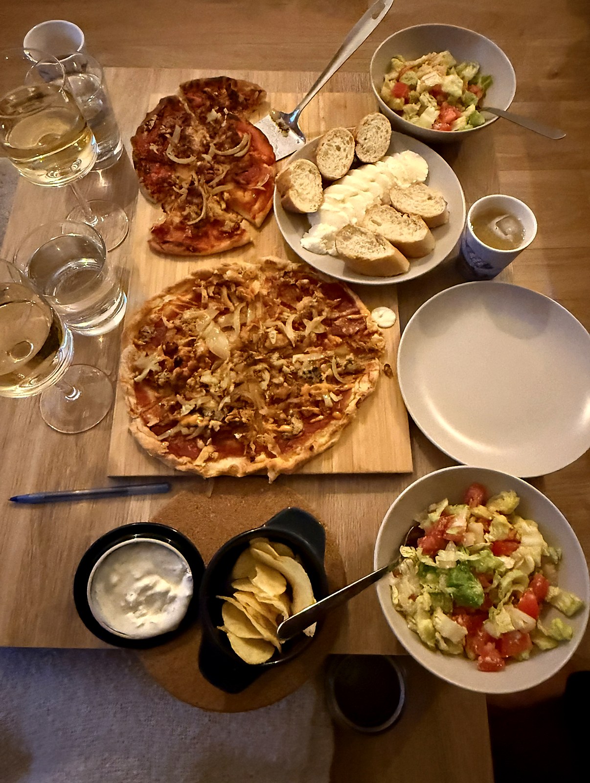 A long lunch at home in France