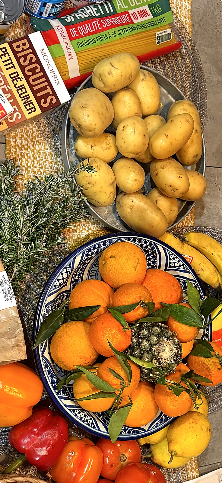 Farmers market haul in Marseille