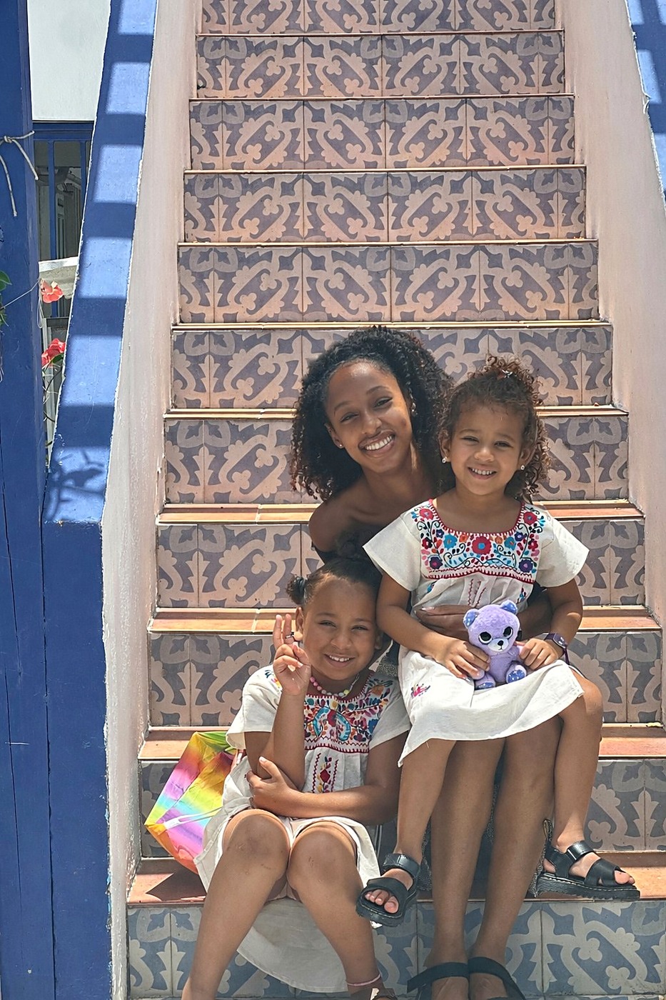 Tai's three daughters together in Puerto Rico